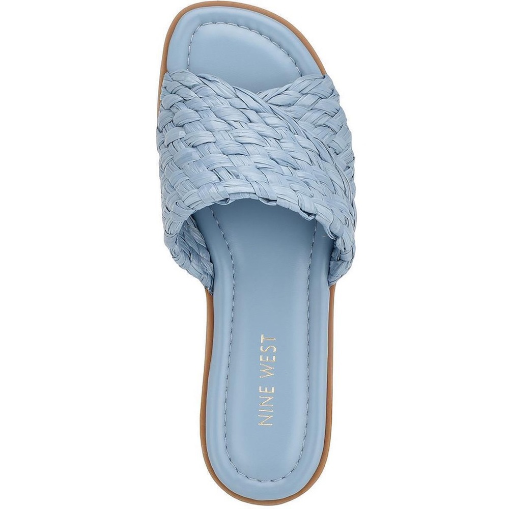 Nine West Havah Slip On Open Toe Slide Sandals